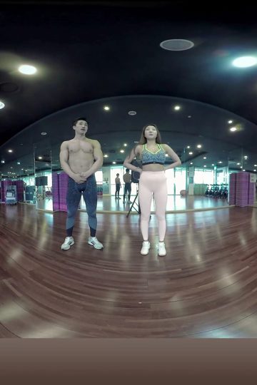 Partner Workout with a Muscle Man and a Muscle Queen poster
