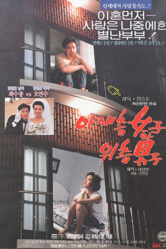 The Woman Downstairs and the Man Upstairs poster