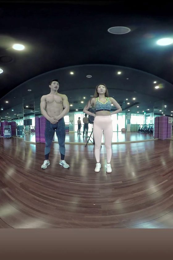 Partner Workout with a Muscle Man and a Muscle Queen poster